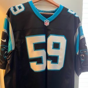 Nike Carolina Panthers Legend Luke Kuechly Jersey Men’s Size XL.